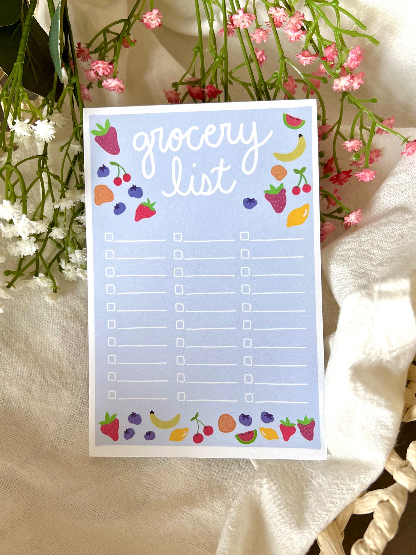 Grocery List Notepad