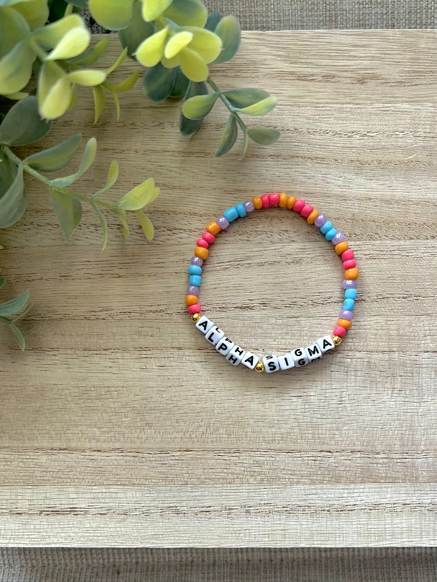 Alpha Sigma Bracelet