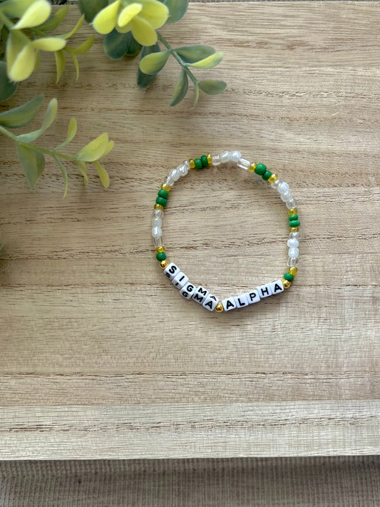 Sigma Alpha Bracelets