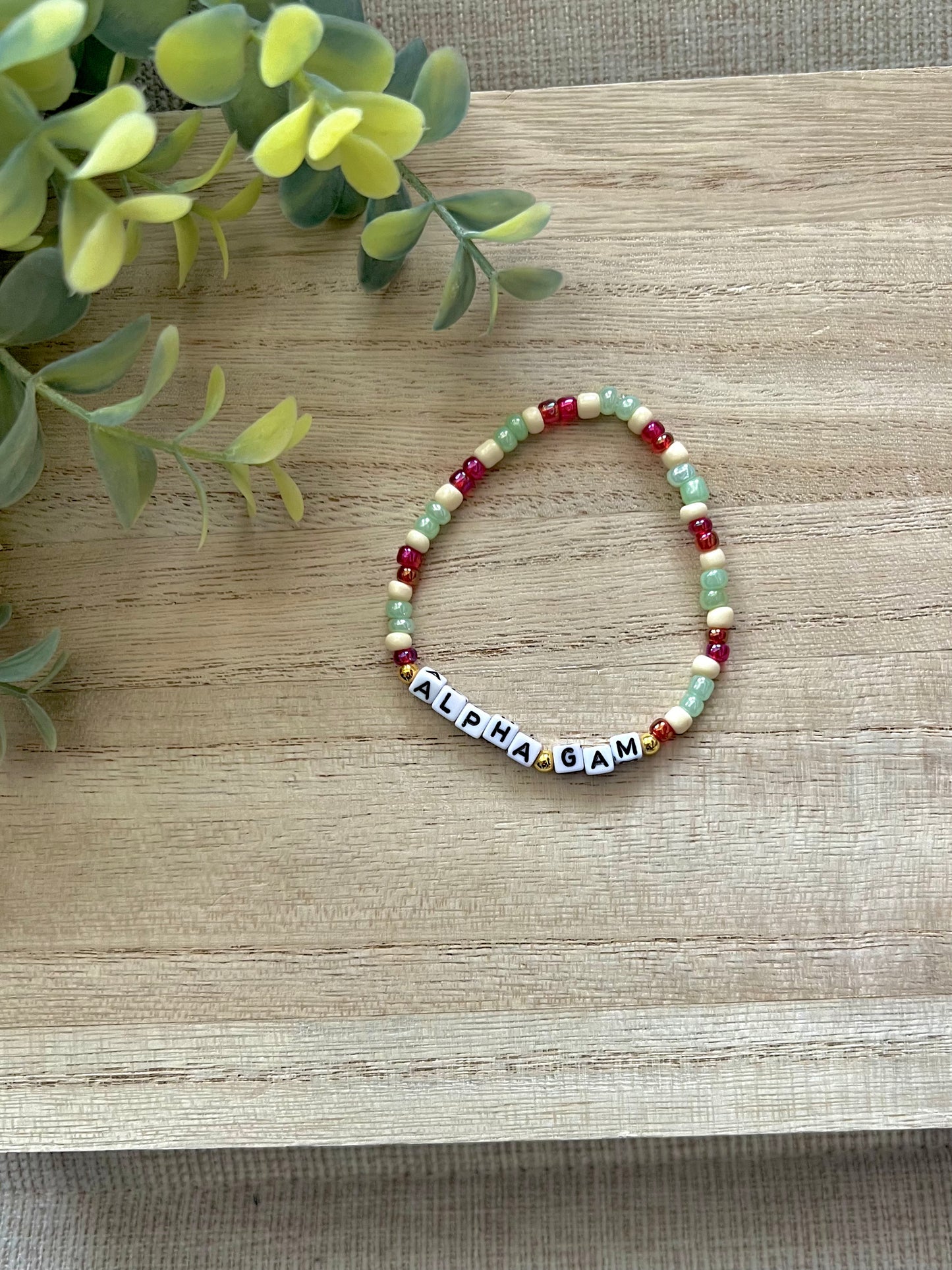Alpha Gam Bracelet
