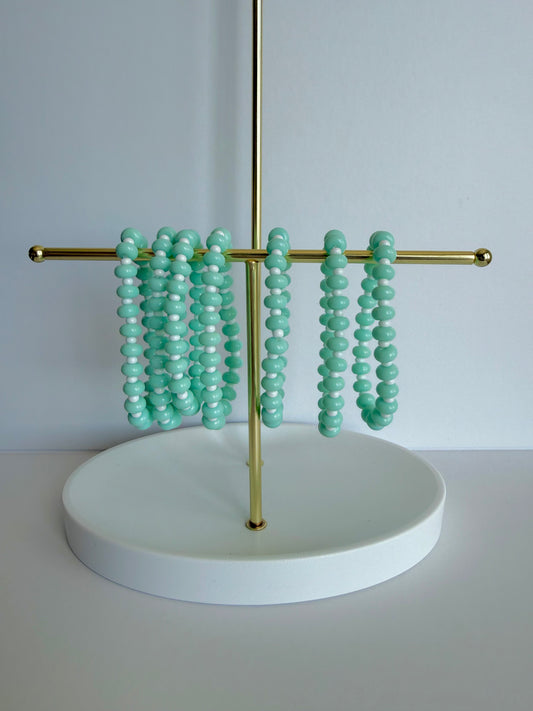 Icey Blue | Beaded Bracelet