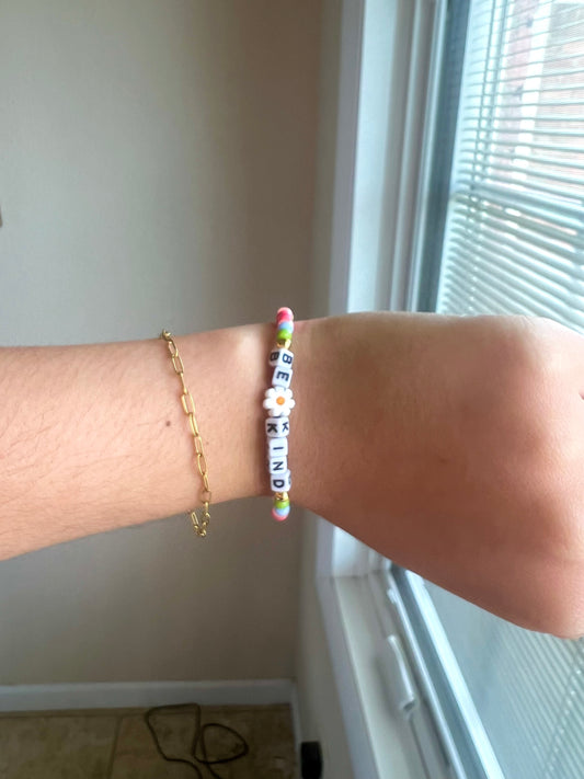 Be Kind Daisy Bracelet