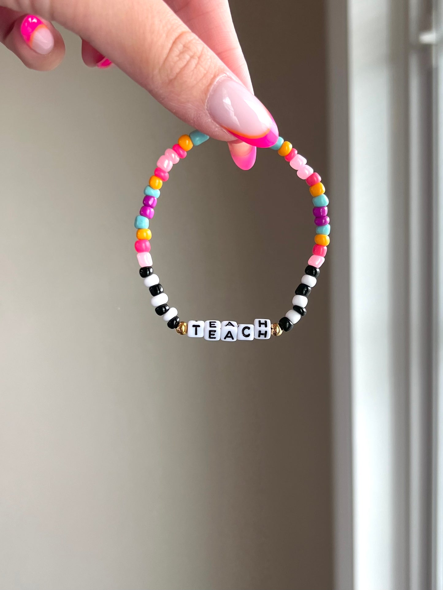 Retro ‘Teach’ Bracelet