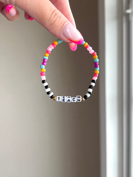 Retro ‘Teach’ Bracelet