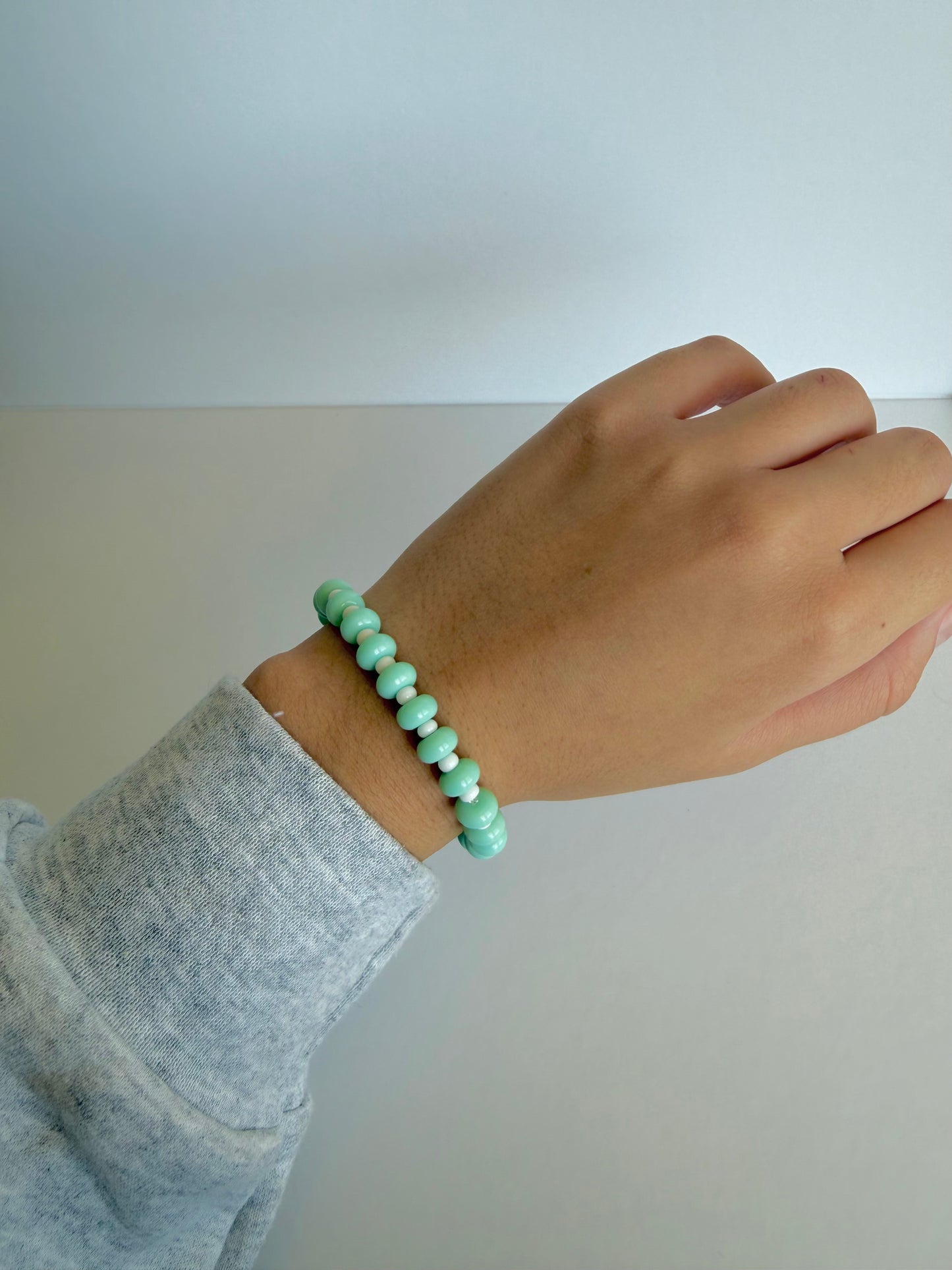 Icey Blue | Beaded Bracelet