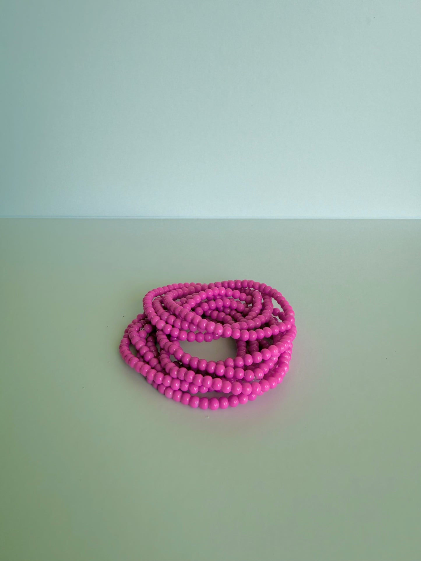 Pop of Pink | Beaded Bracelet