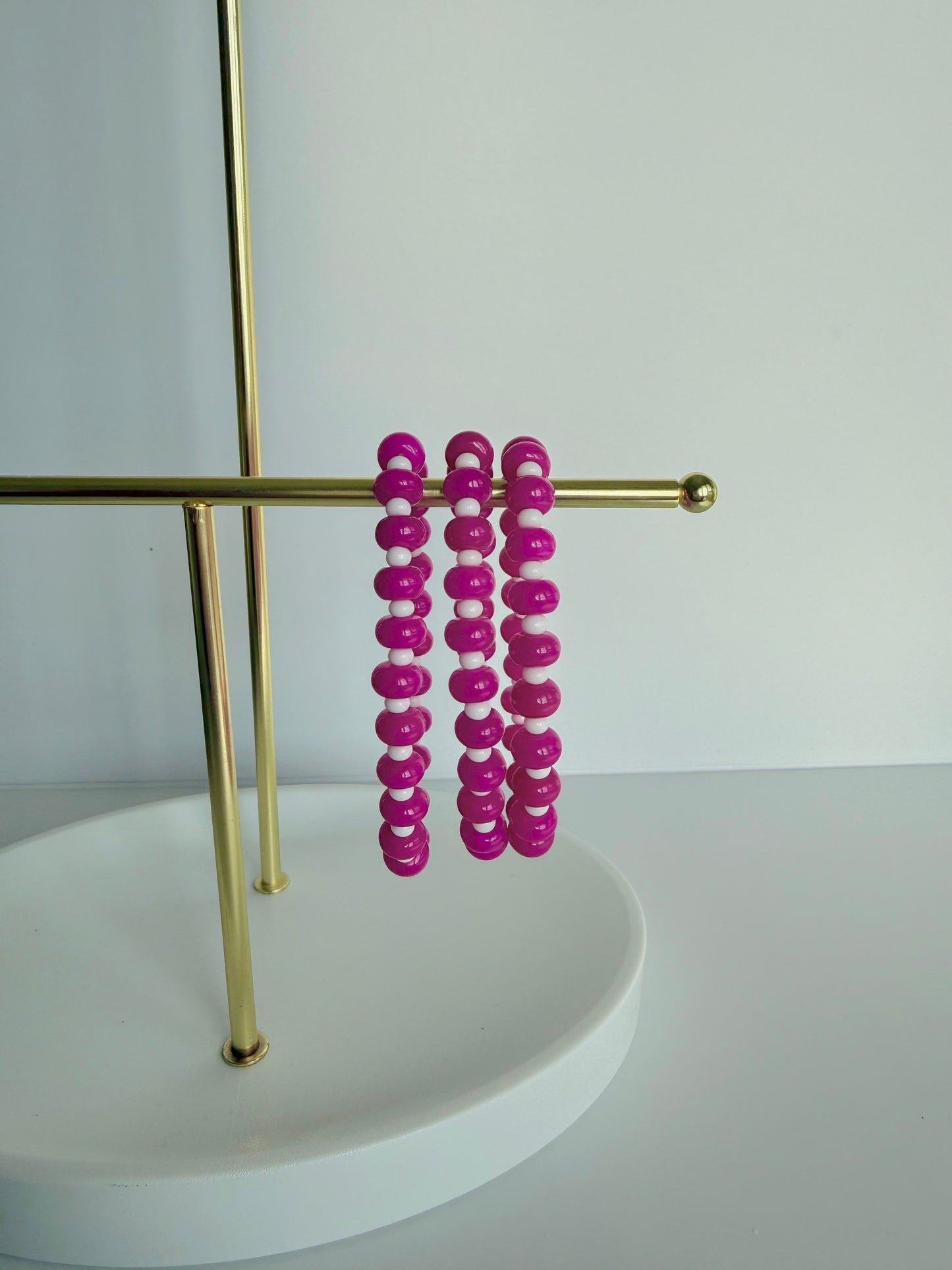 Berries and Cream | Beaded Bracelet