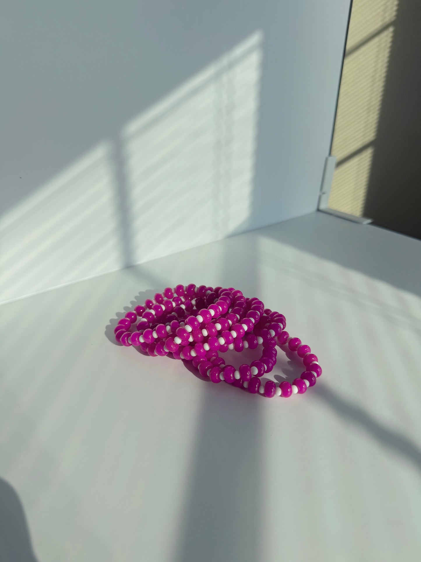 Berries and Cream | Beaded Bracelet